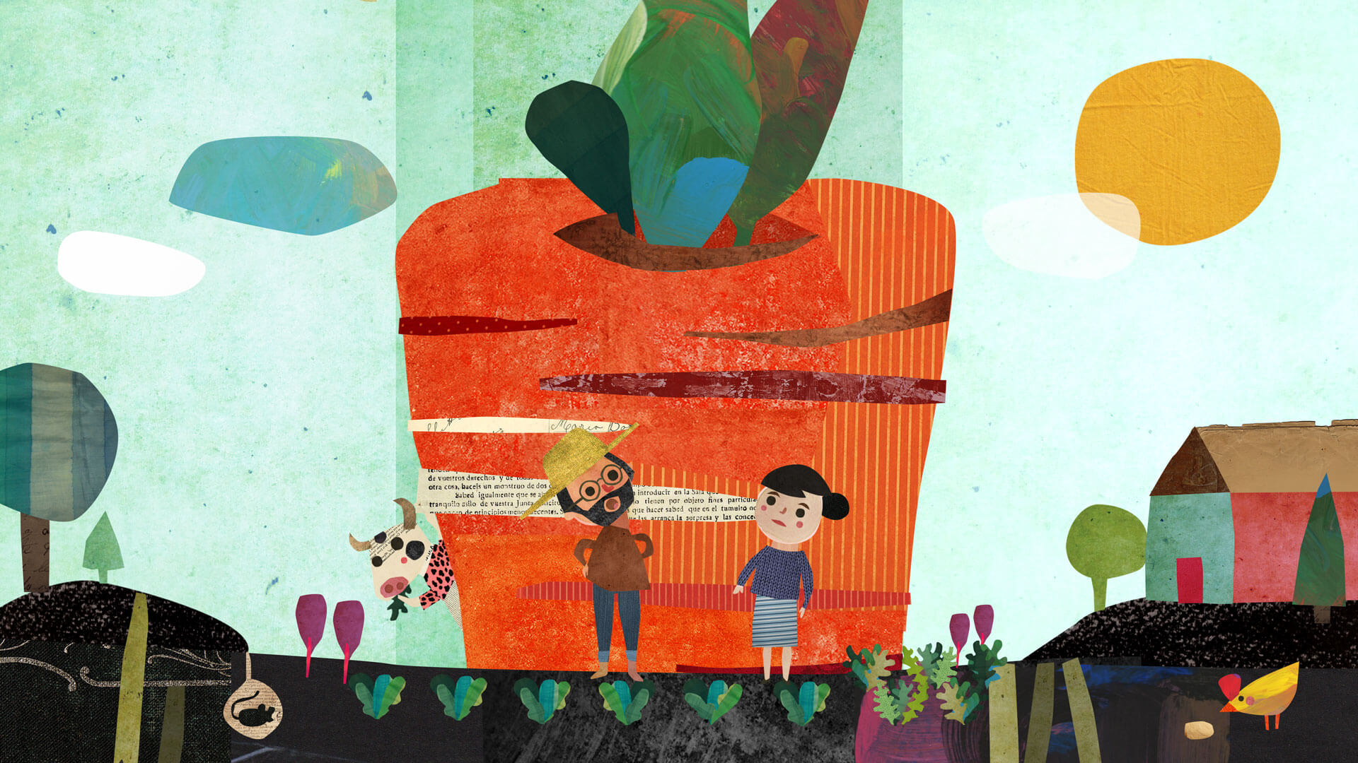 Imagen de Cuentos digitales para niños: La zanahoria gigante